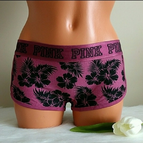 PINK Victoria's Secret Other - Size M🌷PINK VICTORIA'S SECRET LOGO BOYSHORT.nwt